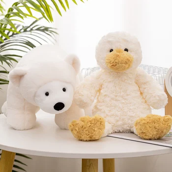 1 ADET 26/50cm Sevimli Beyaz Kutup Ayısı Bebek peluş oyuncak Kucaklama Ayı Bebek Çocuk doğum günü hediyesi Yastık Ev Oturma Odası Kız Yatak Odası Dekor