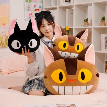 1 Adet 30/50 CM Güzel Komşum Totoro Peluş Oyuncaklar Kawaii Nekobus Bebekler Ünlü Anime Yastık Dolması Yumuşak Yastık Çocuk Hediyeler