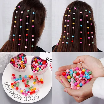 10-40Pcs/Yeni Çocuk Paketi Saç Pençeleri Şapkalar Set Şeker Renk Bezelye Klipleri Kızlar Akrilik saç tokaları Saç Klipleri Saç Aksesuarları