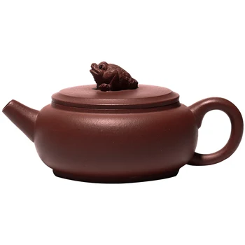 110 ml çay seti Mor Kil Demlik 188 Delik Topu Şekilli Demlik Delik Gerçek Yixing Zisha KungFu çay seti çaydanlıklar doğum günü hediyesi
