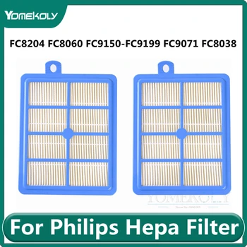 2 adet Hepa Filtre Philips Elektrikli Süpürge için FC8204 FC8060 FC9150-FC9199 FC9071 FC8038 Yedek S filtresi HEPA 12 HEPA 13
