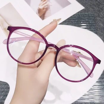 2021 Yeni varış Bilgisayar Gözlük Çerçeve Kadın Erkek Anti mavi ışık yuvarlak Gözlük engelleme Gözlük optik Gözlük Gözlük