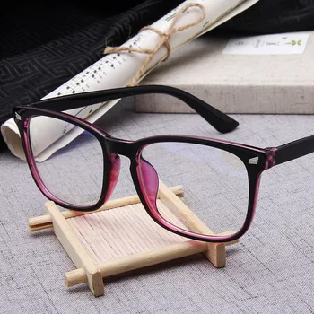 2022 Şeffaf Bilgisayar Gözlük Çerçeve Kadın Erkek Anti mavi ışık kare Gözlük Engelleme Gözlük Optik Gözlük Gözlük