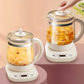 220V 1.5 L Ev elektrikli su ısıtıcısı Otomatik Taşınabilir çoklu pişirici cam sağlık koruma Pot çay Tatlı tencere