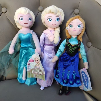 25 CM Anna Elsa yumuşak oyuncaklar prens doldurulmuş hayvanlar bebek çocuk oyuncakları hediye kız yüksek kalite sevimli bebekler