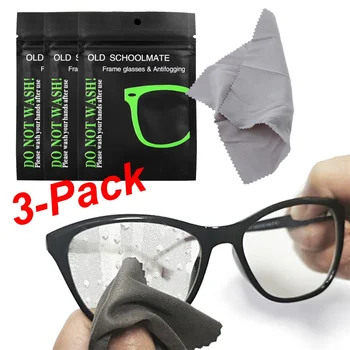 3 Adet Kullanımlık Anti-Sis Mendil Gözlük Önceden nemlendirilmiş Buğulanmaya Karşı Lens Bezi Buğu Çözücü Gözlük Mendil Önlemek Sisleme Gözlük Yüzmek