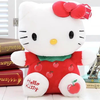 30 Cm Hello Kitty peluş oyuncaklar Sanrio Sevimli Film Kt Kedi Peluş Bebek Yumuşak Dolması Hello Kitty Noel Hediyeler için çocuklar Hayvanlar Oyuncaklar