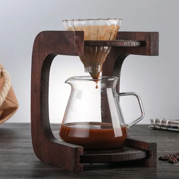 400/600ml Ecocoffee V60 Üzerine Dökün Cam Aralığı Kahve Sunucu Sürahi Damla cezve Kahve su ısıtıcısı Bira Barista Percolator Temizle