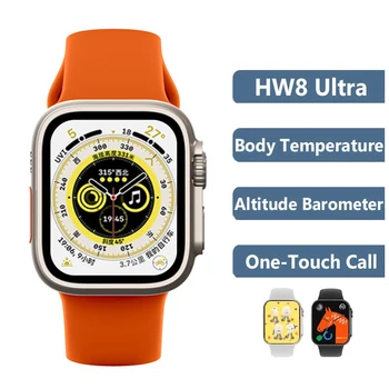 49mm Ultra Serisi 8 NFC akıllı bluetooth saat Çağrı Su Geçirmez Kablosuz Şarj 2.02 İnç HD Spor Smartwatch Erkekler Kadınlar için