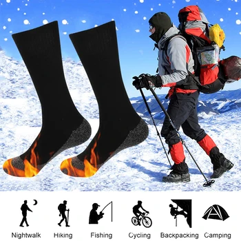5 Pairs kış kendinden ısıtma çorap termal ısıtmalı çorap yumuşak elastik kalınlaşmak kaymaz çorap kadın erkek açık kayak tüp çorap