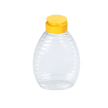 500g Bal kapaklı şişe, Sıkma Tipi Silikon vana kapağı, Ketçap Şişesi, Gıda Koruma Depolama Mühürlü Kavanoz Sızdırmaz