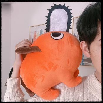 Anime Testere Adam peluş oyuncak Pochita Peluş Bebek Kolye Anahtarlık Yumuşak Yastık Koleksiyonu Cosplay doğum günü hediyesi Oyuncaklar Çocuklar için