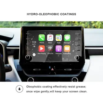 Araba Navigasyon Ekran Koruyucu Corolla / C-HR 2019 2020 8 İnç Merkezi Kontrol Ekran Otomatik İç Çıkartmalar
