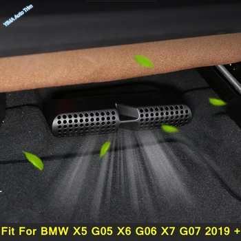 Araba Styling Koltuk Altında Çıkış Klima Havalandırma koruyucu kapak Trim Siyah Aksesuarları BMW X5 G05 X6 G06 X7 G07 2019 - 2022