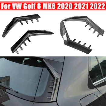 Arka Pencere Yan Spoiler Volkswagen VW Golf 8 MK8 2020 2021 2022 ABS Arka Yan spoiler kovanı Splitter Oto Aksesuarları