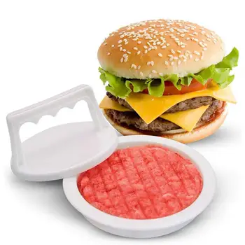 Burger presi hamburger presi Patty Maker Kalıp Burger Kalıp Halkaları Kolay Serbest Bırakma Hamburger Patty Basın BARBEKÜ ızgara Aksesuarları
