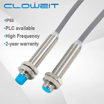 Cloweıt IP68 3-wire M8 Endüktif Yaklaşım Anahtarı Hızlı Tepki Devre Korumak 65 Bakır Konut Sensörü LM08