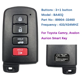 CN007086 Satış Sonrası 4 Düğme akıllı anahtar Kontrol Toyota Camry Avalon Aurion İle BA4EQ P1 88 DST - AES Çip 433MHz 89904-33460