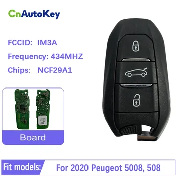 CN009045 için Orijinal 2020 peugeot 5008 208 akıllı anahtar 433MHz Frekans 128 AES Çip Parça No 98097814ZD IM3A Anahtarsız Gitmek