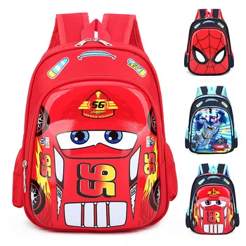 Disney araba Çocuk Karikatür McQueen Okul çantası çocuk anaokulu sırt çantası erkek kız çanta kitap çantası