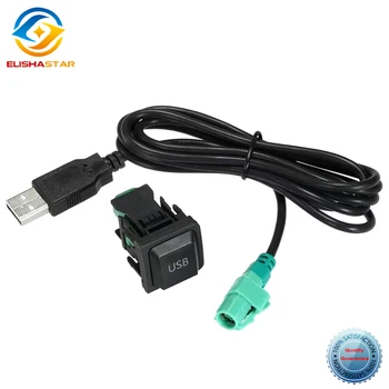 DIY Araba USB Adaptörü Ses USB kablosu VW için anahtar Golf MK5 MK6 VI 5 6 Jetta CC Tiguan Passat B6