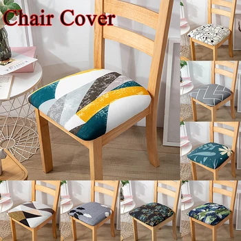 Elastik Baskılı klozet kapağı Sandalye Slipcovers yemek odası sandalyesi Koruyucu klozet kapağı Evrensel Streç sandalye kılıfı