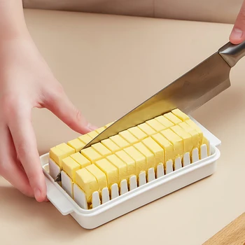 Ev Tereyağı Yardımcı Kesme Kutusu Peynir Sebzelik Tereyağı Kesici Pişirme Araçları Mutfak Aksesuarları Ev Gereçleri