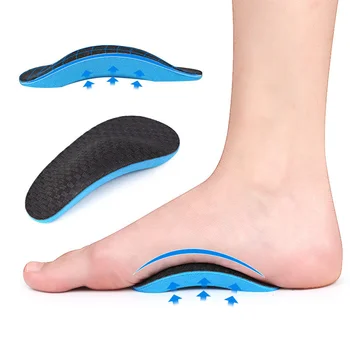 EVA Düz Ayak Kemer Desteği Ortopedik Tabanlık Pedleri Ayakkabı Erkekler Kadınlar için Ayak Valgus Varus Spor Tabanlık Ayakkabı Ekler Aksesuarları