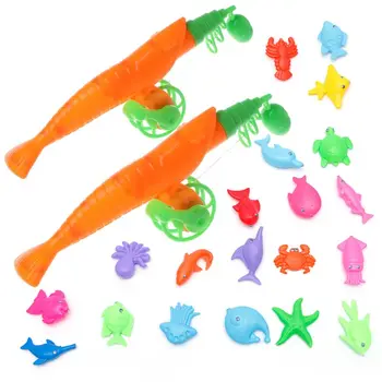 Eğitici Bebek Çocuk Çocuklar Manyetik Olta Balık Modeli Oyuncak Eğlenceli Oyun Hediye sıcak satış