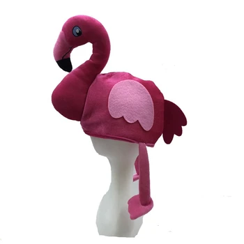Flamingo Karikatür Cadılar Bayramı Partisi Komik Unisex Bere Tatil Parti Yetişkin Kişilik Cadılar Bayramı Şapka paskalya şapkası
