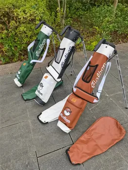 Golf silah çantası taşınabilir stant çantası Kursu Yarım set çubuk uygulama çantaları