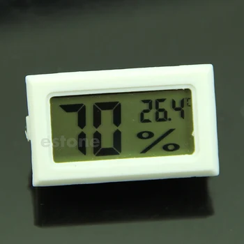 Higrometre Termometre Dijital LCD Sıcaklık Nem Ölçer 10 % ~ 99 % RH