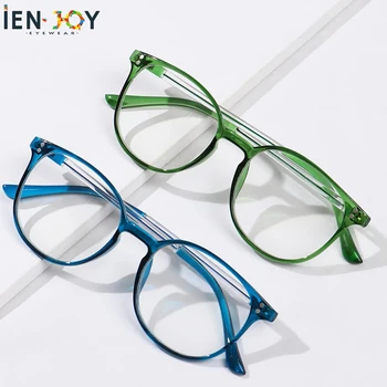 IENJOY Очки для чтения Men Reading Glasses Unisex Fashion Ultralight PC Frames Presbyopic Glasses Vision Care Eyewear +1.00~4.00