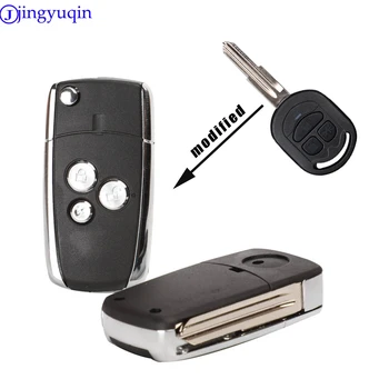 jingyuqin Yeni Modifikasyonu 3 Düğme Çevirme Katlanır Uzaktan Anahtar Boş Durumda Araba Anahtarı Kabuk İçin Fit Buick Excelle HRV Anahtar Kabuk