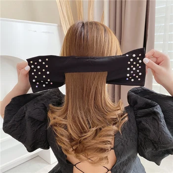 Kadın Düğümlü Usta Topuz Baskı Saç Bantları Halat Kafa Bandı Yaz Firkete Braider Makineleri Moda Kumaş Saç Bantları örgü saç peruk Aracı