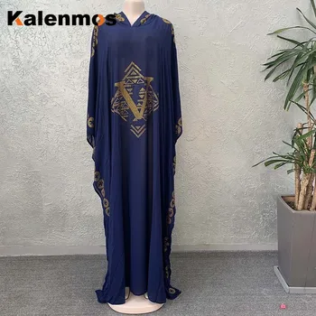 KALENMOS Türkiye müslüman çarşaf elbise Kadın Kapşonlu Mütevazı İslam Fas Kaftan Afrika Şifon Pakistanlı Abayas Akşam Vestidos