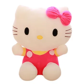 Kawaii Sanrio Hello Kitty 20-35cm Peluş Bebek Sevimli peluş oyuncak Çocuk Bebek Yastık Kız doğum günü hediyesi