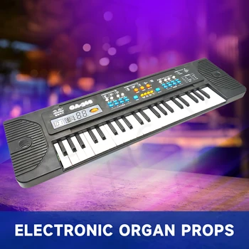 Kaçış odası sahne Elektronik Piyano Prop gerçek hayat macera doğru melodi kilidini odası kaçış sahne müzik bulmacalar