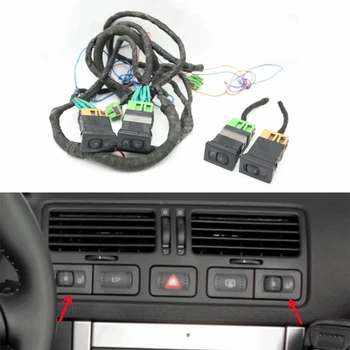 Koltuk ısıtmalı Kontrol Anahtarı Düğmesi Tel Seti VW Jetta Golf IV 4 GTI MK4 Bora 1999-2005 90 % Yeni
