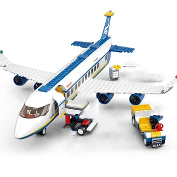 Küçük Boy Şehir Uçak Yapı Taşları Hava Otobüs Uçak Blokları Model Uçak Uçaklar DIY Rakamlar Tuğla Oyuncaklar Hediyeler