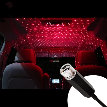 LED araba USB atmosfer lamba dekorasyon ışık aksesuarları Kia Rio için K2 3 Ceed Sportage Sorento Cerato kol Dayama Soul Picanto