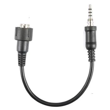 Mini Dın fiş konnektörü Kablosu YAESU Vertex VX-7R VX-6R VX - 177 VX - 170 İki Yönlü Telsiz Kulaklık