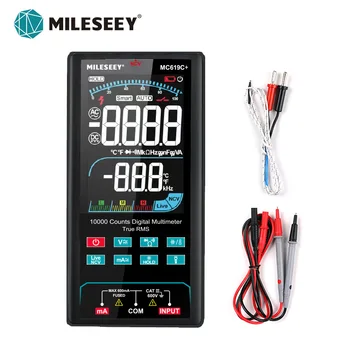 MİLESEEY 9999 Sayımlar Dijital Multimetre True RMS Akıllı Otomatik Aralığı multimetro AC DC NCV Canlı tel Test Cihazı