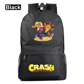 Oyun Crash Bandicoot Çocuklar Sırt Çantası Öğrenci Erkek kız çocuk okul çantası Sırt Çantası Seyahat Paketi laptop çantası Büyük Güçlü Mochila