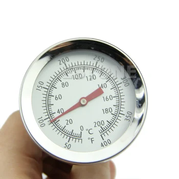 Paslanmaz Çelik Fırın Pişirme BARBEKÜ Prob Termometre Gıda Et Ölçer 200°C
