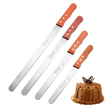Paslanmaz Çelik Spatula Tereyağı Krema Buzlanma Bıçak Yumuşak Pasta Kek Dekorasyon Pişirme Mutfak Araçları Buzlanma 