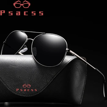 Psacss Klasik Pilot Polarize Güneş Gözlüğü Erkekler Vintage 2019 Marka Tasarımcısı güneş gözlüğü Erkek Moda Balıkçılık Sürüş Shades UV400