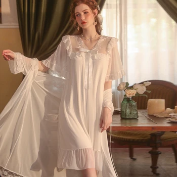 REBEYULİ Marka Kadın Uyku Salonu Sonbahar ve Kış Seksi Rahat Nefes Robe elbise Setleri Düz Renk Rahat gece elbisesi