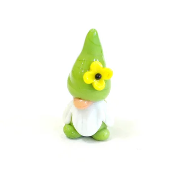 Sevimli Cam Gnome Cüce Mini Heykelcik Peri Bahçe Dekor Küçük Yüzü Olmayan Elf Heykeli Paskalya Ev Bebek Evi Yaratıcı Zanaat Süsleme