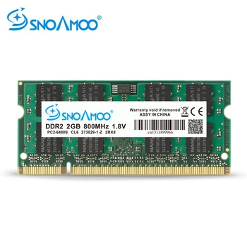 SNOAMOO Dizüstü RAMs DDR2 2x2 GB 667 MHz PC2-5300S CL5 800 MHz PC2-6400S CL6 S0 DIMM 1G Dizüstü Bellek Ömür Boyu Garanti